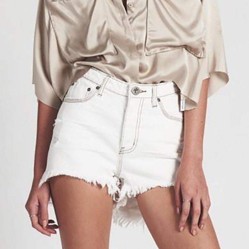 NWT One Teaspoon Coconut High Waist Bonitas Shorts